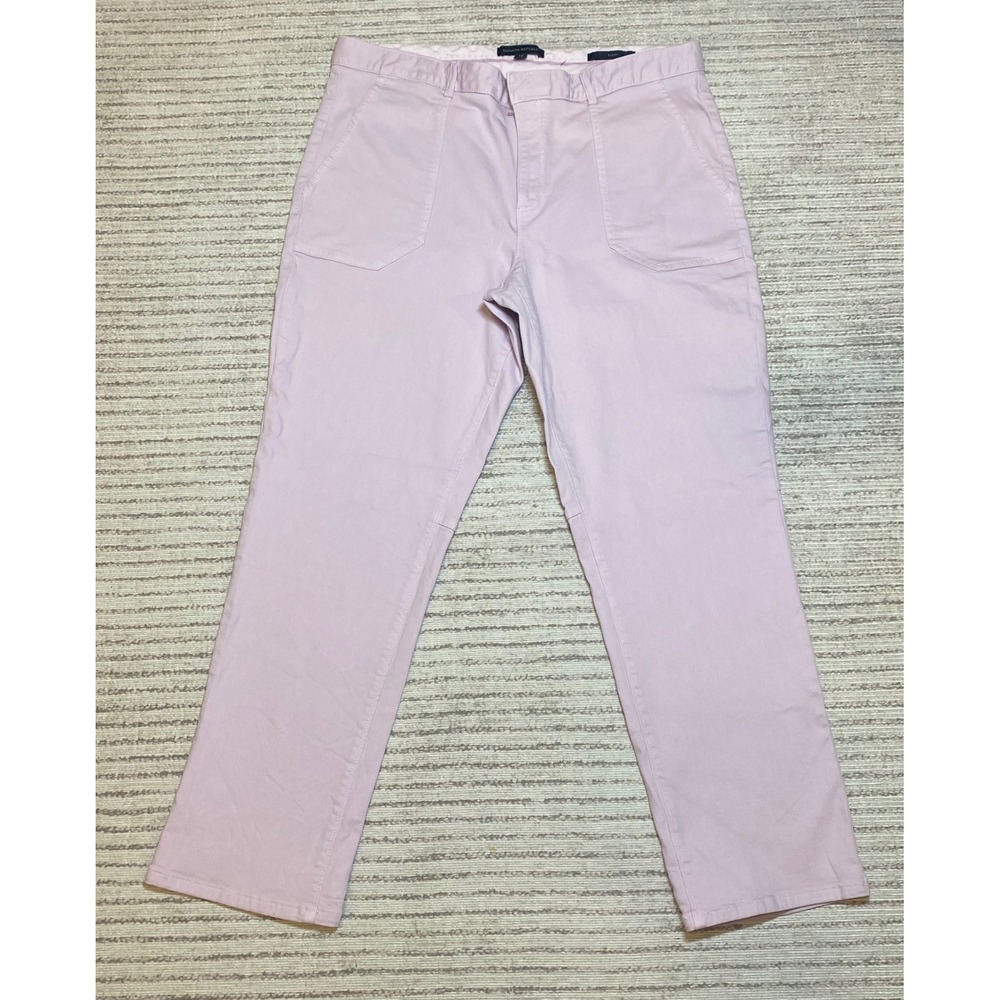 Banana Republic Sloan Lavender Purple Slim Fit Patch Pocket Pants Womens Size 14